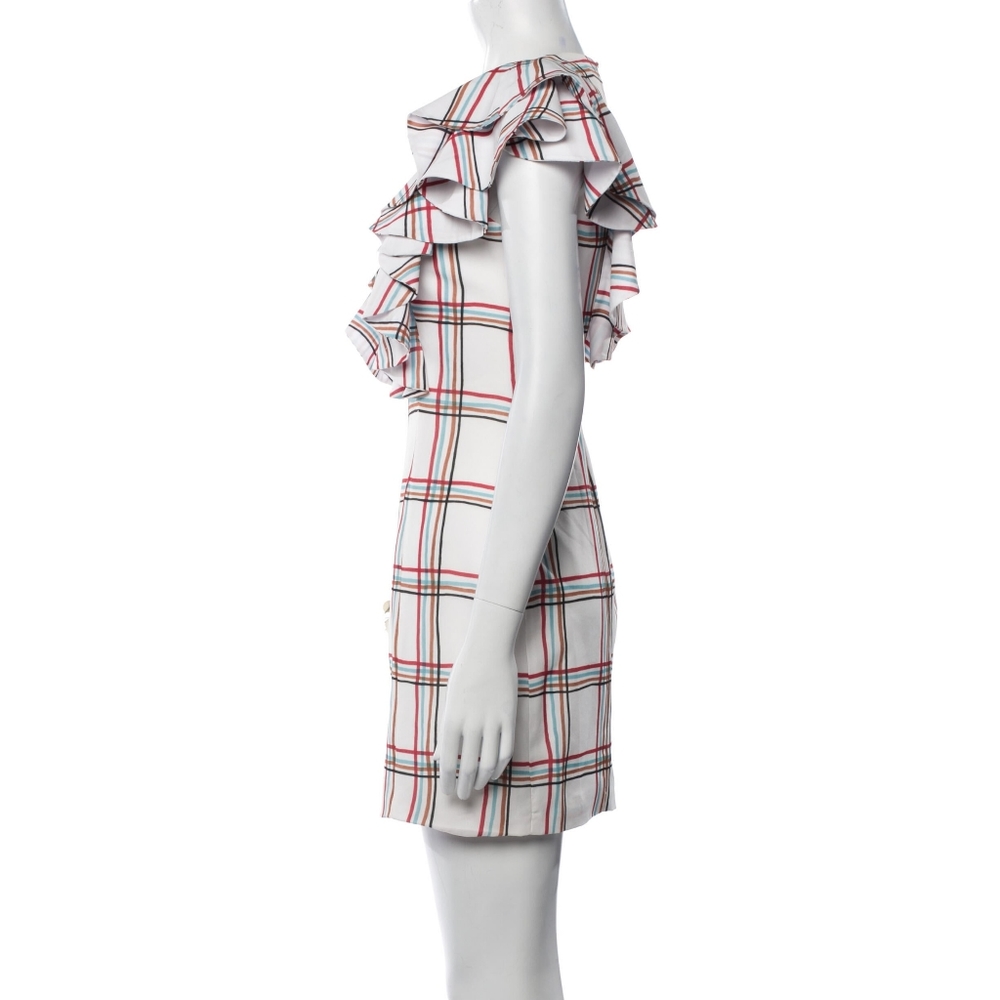 PatBo Butterfly Gingham Grid Flutter Sleeve Dress - Picture 3 of 9